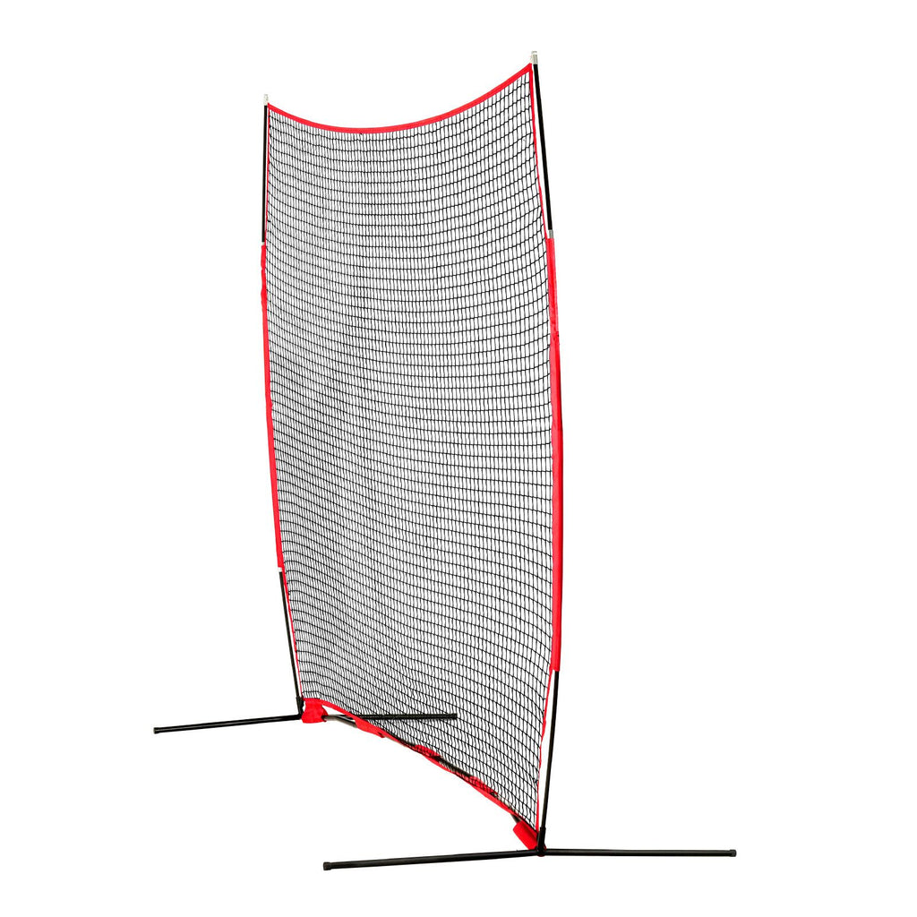 Barricade Backstop Net, 12x9 ft Ball Sports Barrier Netting, Portable Practice Equipment with Carry Bag, Protection Screen for Baseball Softball Lacrosse Soccer Hockey Training, for Backyard