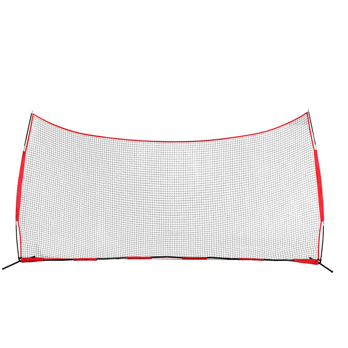 Barricade Backstop Net, 20x10 ft Ball Sports Barrier Netting, Portable Practice Equipment with Carry Bag, Protection Screen for Baseball Softball Lacrosse Soccer Hockey Training, for Backyard