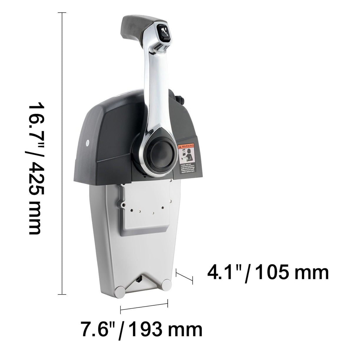 Boat Throttle Control, 5006186 Top-Mounted Outboard Remote Control Box for Evinrude Johnson, Marine Throttle Control Box with Power Trim Switch and Lanyard