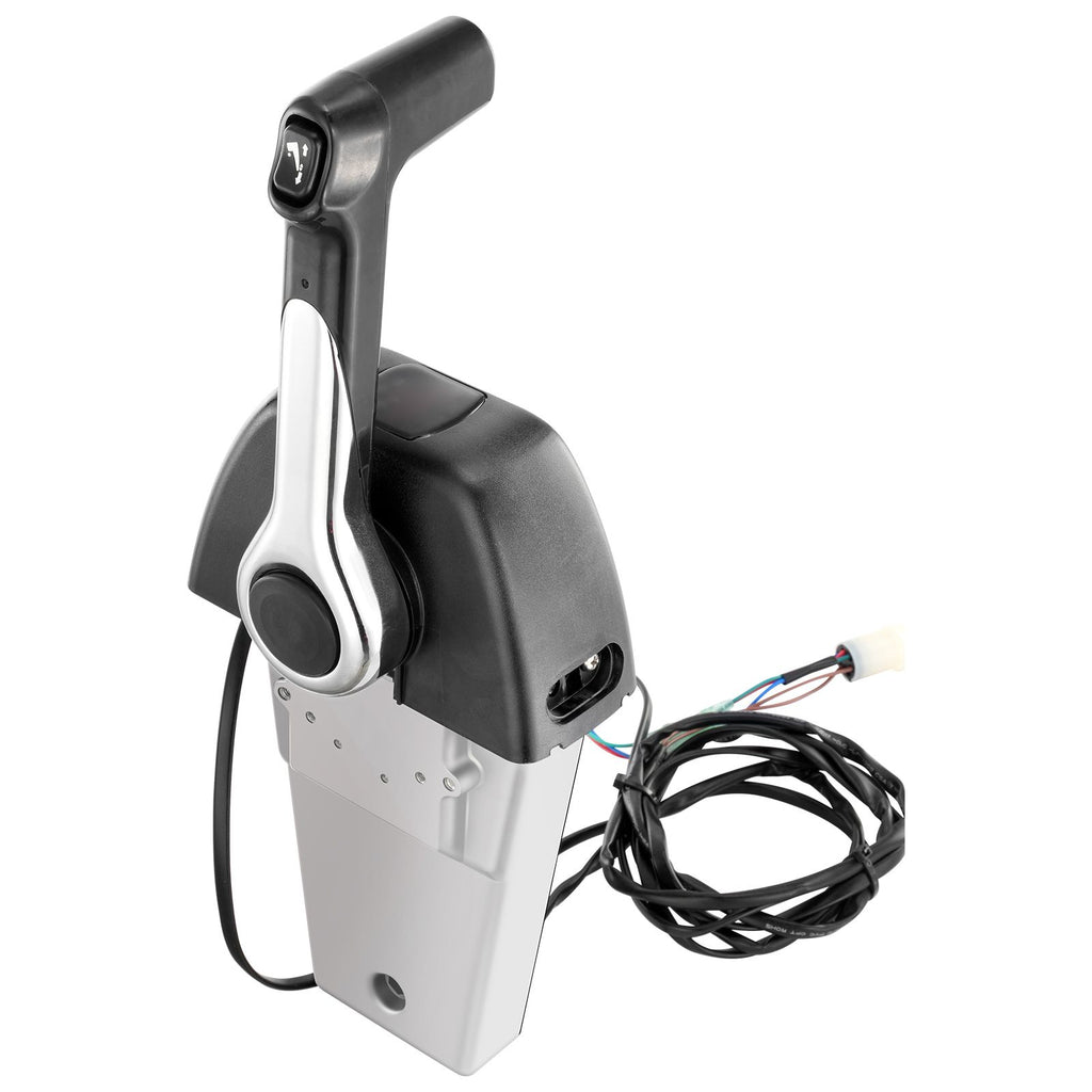 Boat Throttle Control, 5006186 Top-Mounted Outboard Remote Control Box for Evinrude Johnson, Marine Throttle Control Box with Power Trim Switch and Lanyard