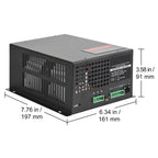 CO2 Laser Power Supply, 80W, Power Supply for 80W Laser Tube, Constant Current Protection, Open Circuit Protection, Fast Heat Dissipation, Compatible for Multi-brand Laser Engravers & Cutters