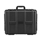 Weatherproof Hard Case, Heavy Duty Protective Dry Box Case with Pre-cut Foam, and Retractable Pull Handles for Travel, Hunting, Military, Tactical, IP67 Waterproof Case for Cameras (56.1x37x26)