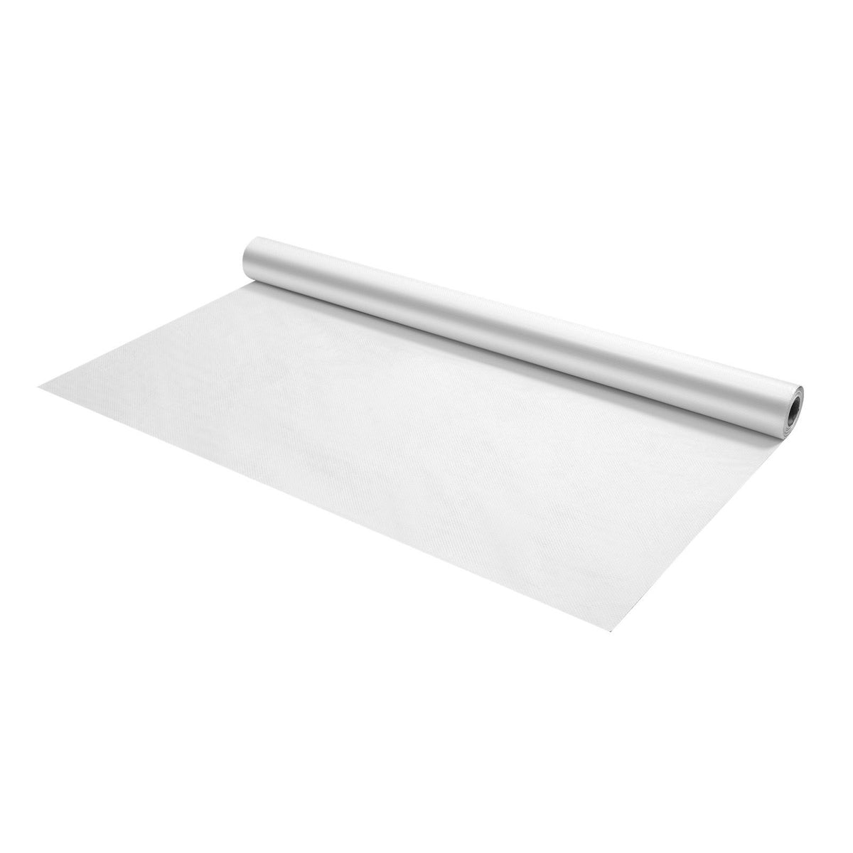 House Wrap, 2.74 x 45.7 mm, 0.13 mm Thick Vapor Barrier, Heavy Duty Plastic Sheeting for Tear-resistant, Drop Cloth Vapor Barrier Covering for Residential & Commercial Construction, White