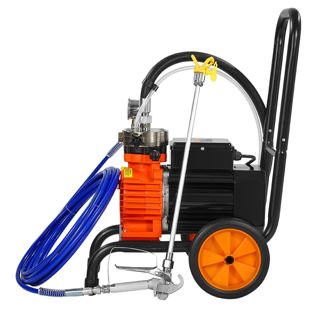 Cart Airless Paint Sprayer Diaphragm Paint Airless Sprayer 900W Electric