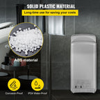Jet Hand Dryer Blade Hand Dryer Automatic High Speed for Washroom Silver