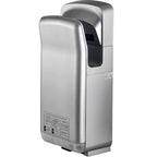 Jet Hand Dryer Blade Hand Dryer Automatic High Speed for Washroom Silver