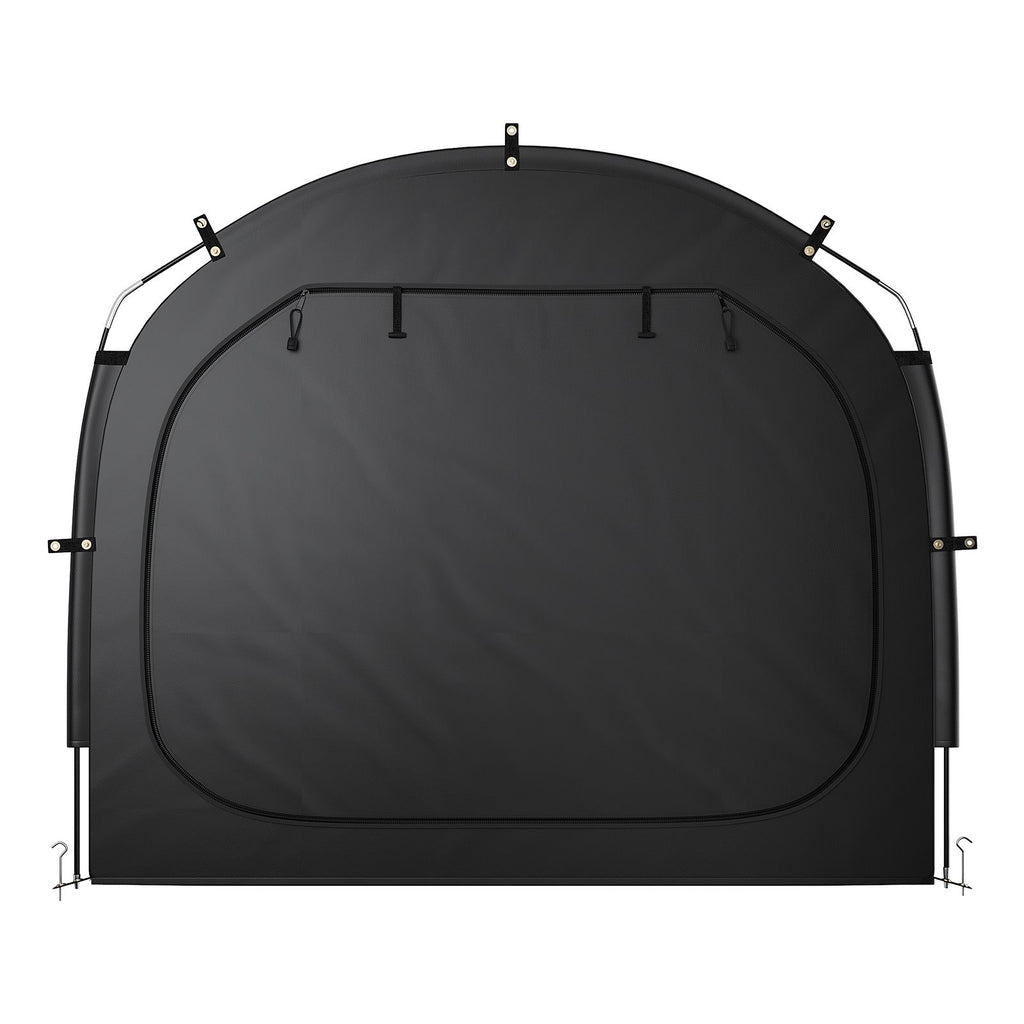 Bike Storage Tent, 3 to 4 Bikes, Outdoor Spacious Bike Storage Tent with Ventilated Window, Waterproof Easy-to-Install Bike Tent with High Strength Fiberglass & Dual Zippers, Fit for Bicycle