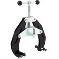 Pipe Clamp, 2 to 6 in, High Strength Ultra Clamp with Quick Acting Screws, Steel Pipe Alignment Tool with Lightweight Design, Black