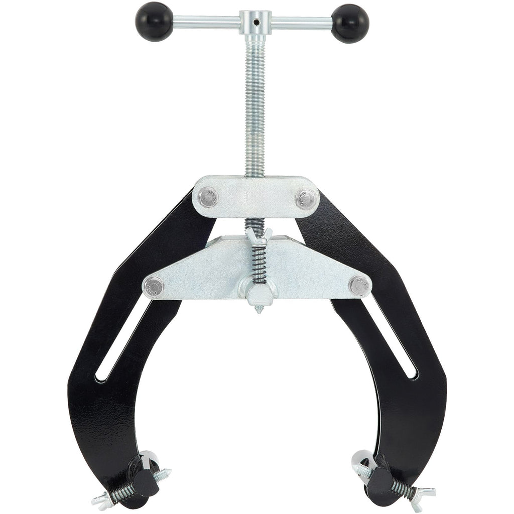 Pipe Clamp, 2 to 6 in, High Strength Ultra Clamp with Quick Acting Screws, Steel Pipe Alignment Tool with Lightweight Design, Black