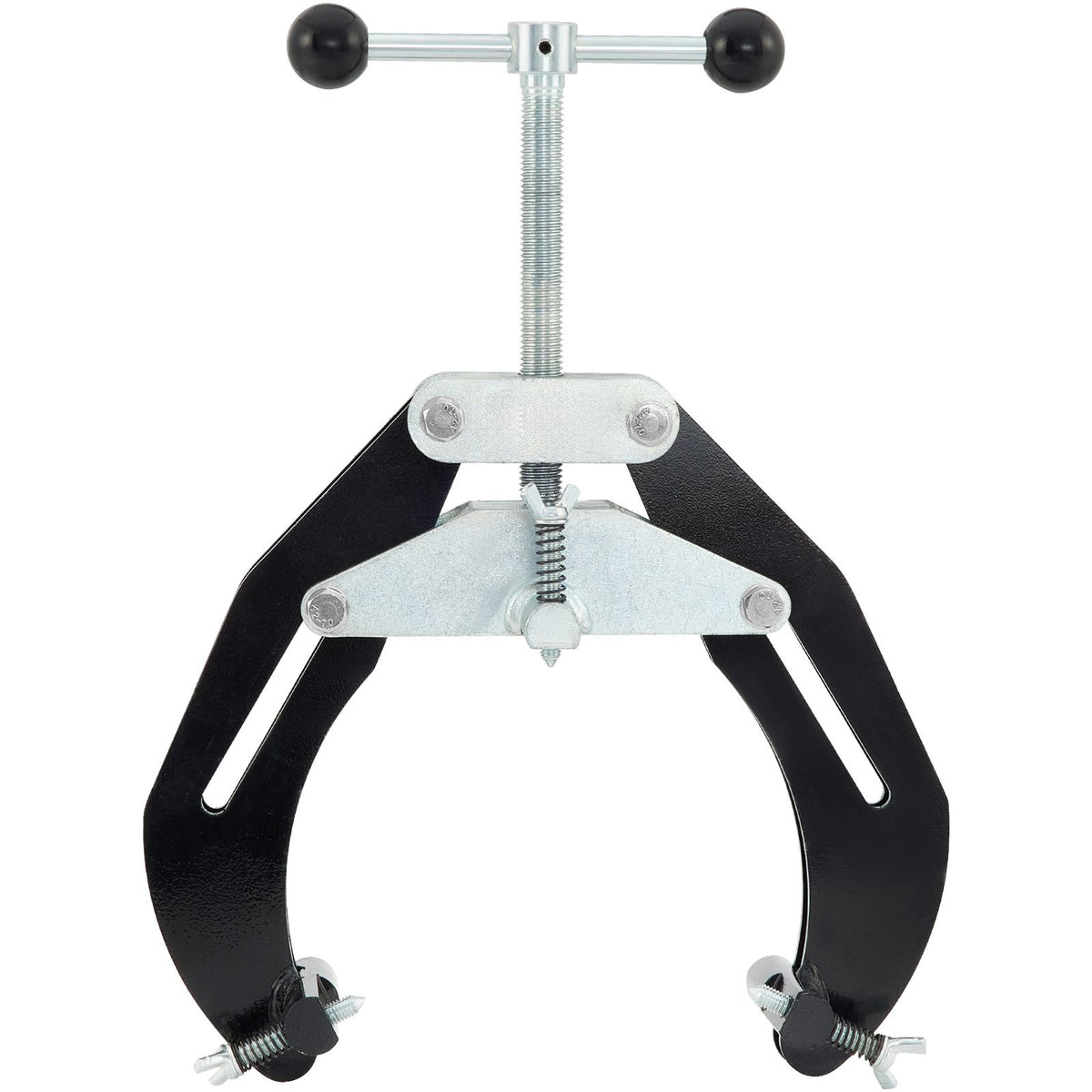 Pipe Clamp, 2 to 6 in, High Strength Ultra Clamp with Quick Acting Screws, Steel Pipe Alignment Tool with Lightweight Design, Black