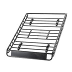 Roof Rack Basket, 1300 x 910 x 105 mm, Universal Rooftop Cargo Carrier with 44.1 x 34.3 x 10.2 in Cargo Bag, Net, Ratchet Straps, 90.7 kg Max Load Capacity Car Top Luggage Holder, for SUV Car