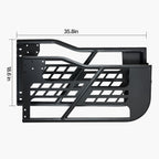 Jeep Tube Doors, 2-Door, Hunting Style Jeep Tubular Door with Heavy-Duty Hinges & OE Latch, Jeep Doors with Rubber Pads & Toughened Steel Tube, Fit for 2007-2018 Jeep Wrangler JK
