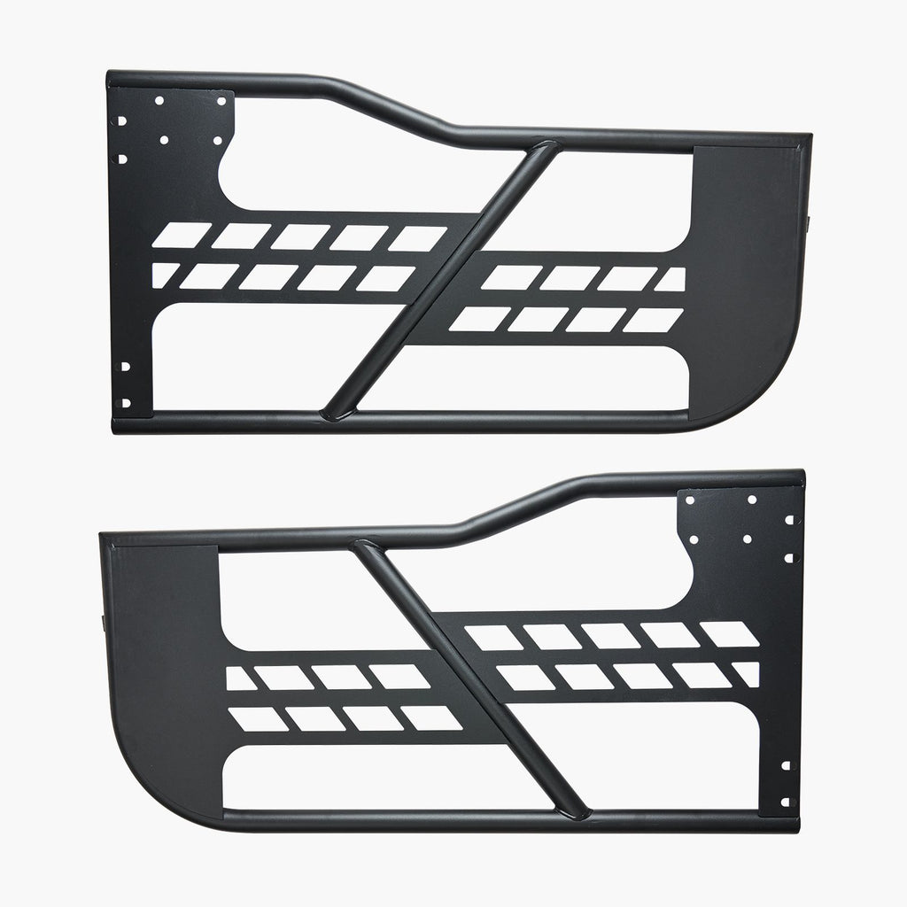 Jeep Tube Doors, 2-Door, Hunting Style Jeep Tubular Door with Heavy-Duty Hinges & OE Latch, Jeep Doors with Rubber Pads & Toughened Steel Tube, Fit for 2007-2018 Jeep Wrangler JK