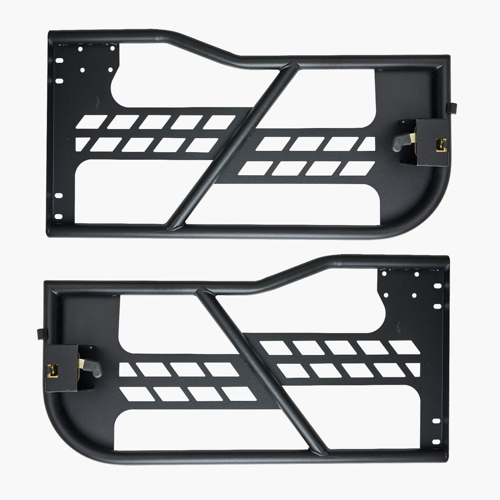 Jeep Tube Doors, 2-Door, Hunting Style Jeep Tubular Door with Heavy-Duty Hinges & OE Latch, Jeep Doors with Rubber Pads & Toughened Steel Tube, Fit for 2007-2018 Jeep Wrangler JK