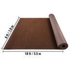 Marine Carpet, 6 x 18 ft Boat Carpeting, Deep Brown Marine Grade Boat Carpet, Indoor/Outdoor Marine Carpeting with Water-Proof TPR Backing, Water-Proof Carpet Roll for Home, Patio, Porch, Deck