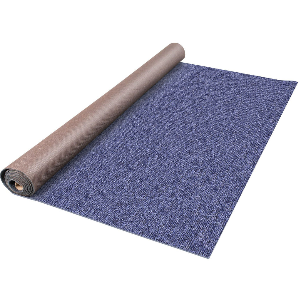 Deep Blue Marine Carpet 6 ft x 29.5 ft Marine Carpeting Marine Grade Carpet for Boats with Waterproof Back Outdoor Rug for Patio Porch Deck Garage Outdoor Area Rug Runner Non-Slide Porch Rug, 1.8x9m