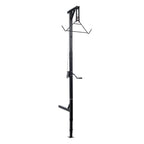 Truck Hitch Game Hoist, 400 lbs Load Capacity, Hunting Deer Hoist with 2-inch Receiver, 360-Degree Swivel Shaft & Adjustable Height, Includes Gambrel Winch for Skinning & Cleaning Game