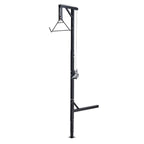 Truck Hitch Game Hoist, 500 lbs Load Capacity, Hunting Deer Hoist with 2-inch Receiver, 360-Degree Swivel Shaft & Adjustable Height, Includes Gambrel Winch for Skinning & Cleaning Game