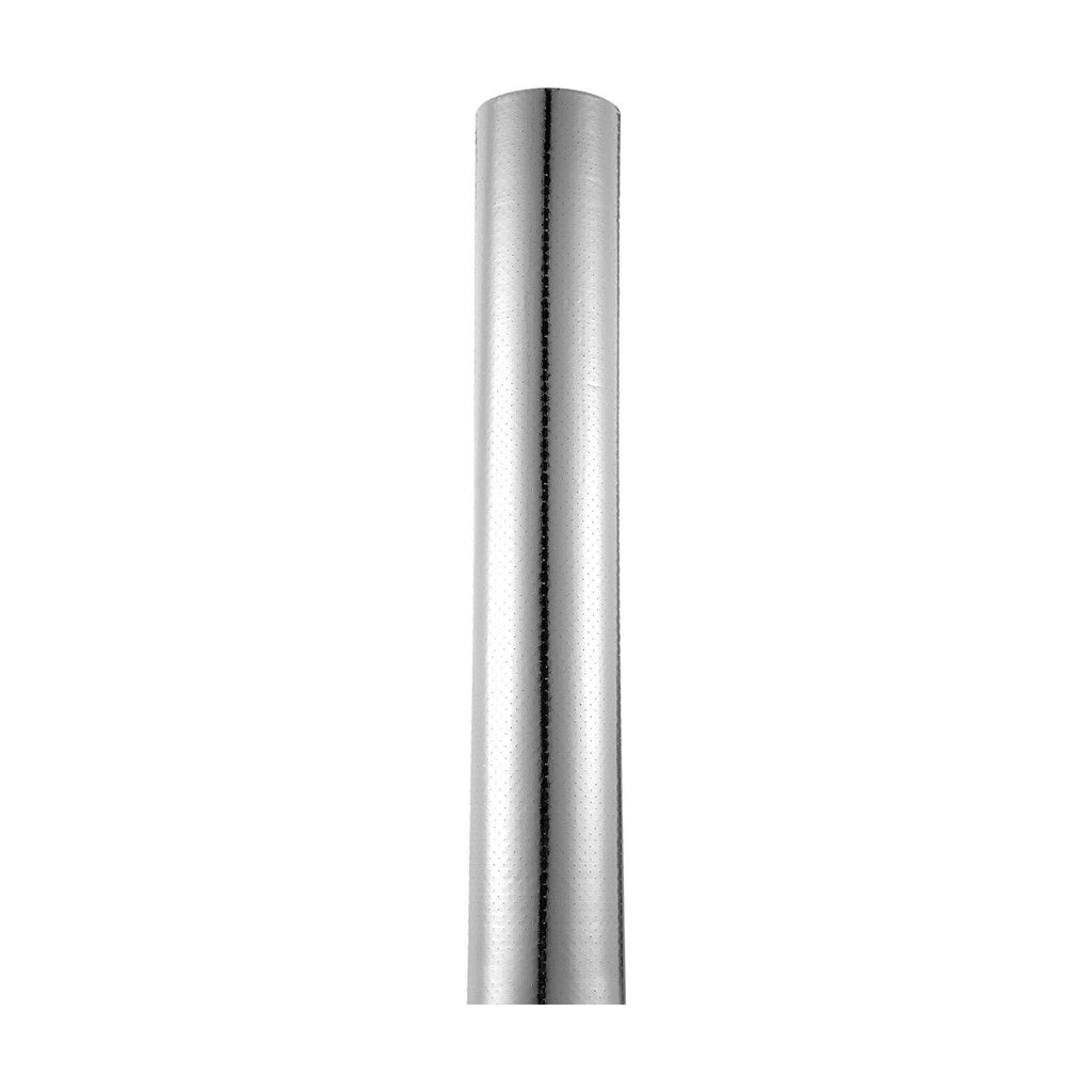 Double Reflective Insulation Roll, Perforated Woven Fabric Radiant Barrier, 0.15mm 76.2m x 1.22m, Double-Sided Aluminum Foil Heat Reflective Shield, Thermal Insulation Roll for Window RV Roof