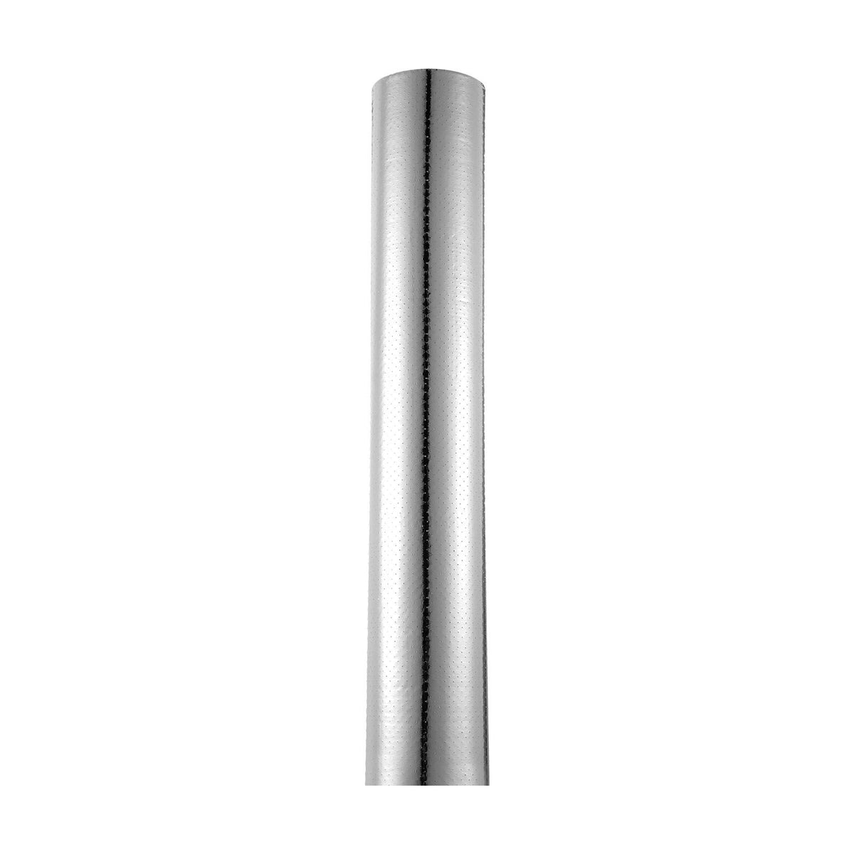 Double Reflective Insulation Roll, Perforated Woven Fabric Radiant Barrier, 0.15mm 76.2m x 1.22m, Double-Sided Aluminum Foil Heat Reflective Shield, Thermal Insulation Roll for Window RV Roof