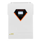 Hybrid Solar Inverter, 6000W, All in One Pure Sine Wave Power Inverter Charger, 220V AC, with Built-in 120A MPPT Solar Charger Controller, for Off-Grid System Lead Acid Lithium Battery