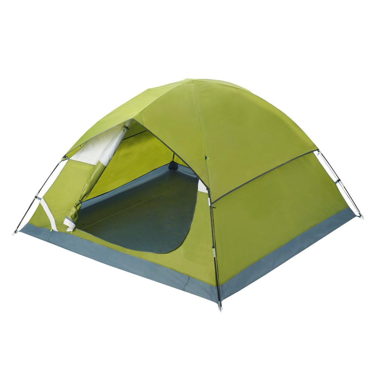 Camping Tent, 7 x 7 x 4 ft Fit for 6 Person, Waterproof Lightweight Backpacking Tent, Easy Setup, with Door and Window, for Outdoor Family Camping, Hiking, Hunting, Mountaineering Travel