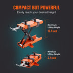 Motorcycle Lift Scissor Jack Stand 1100 Lb with Saddle ATV Lift Dirt Bike