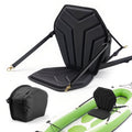 Kayak Seat, 1 Pack 31 mm Thick, Universal Paddle Board Seat with Back Support, Hexagonal Sit-on-Top Soft Padded Cushion with Storage Bag & Adjustable Straps for SUP, Fishing/Inflatable Kayak