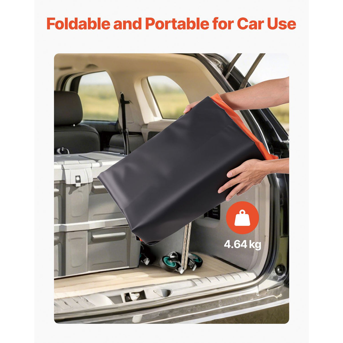Truck Bed Cargo Bag, Waterproof 840D PVC, 130 x 102 x 55.5 cm (26 Cubic Feet), Heavy Duty Cargo Bag for Truck Bed with 4 Bungee Cords with Hooks, Fits a Variety of SUV and Pickup Trucks