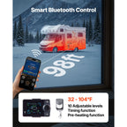 Diesel Heater, 8KW, DC 12V, All in One Portable Diesel Air Heater with Bluetooth APP Control, Remote Control and LCD Screen, 4.5 L Fuel Tank for Vehicles, Vans, RVs, Campers, and Garages
