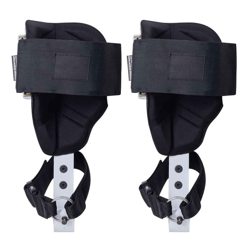 Tree Climbing Spikes, 1 Pair Aluminum Climbing Spurs, 350lbs Load Capacity Tree Climbing Gear with Straps and Spike Protectors, Arborist Equipment for Climbers, Hunting, Fruit Picking, White