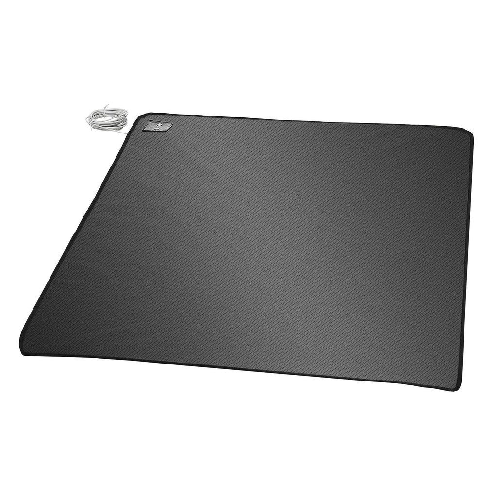 Grounding Mat, 680 x 990 mm Anti-Slip PU Leather Earthing Mat, with 15 Feet Grounding Cord, Grounding Pad for Sleep, Boost Energy, Improve Sleep, Reduce Anxiety at Home Office or Work