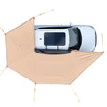 270 Degree Awning, 12.4 ㎡ Driver Side Vehicle Awning, Waterproof UV50+ Car Side Awnings with Carry Bag, All-Weather Free-Standing Overland Awnings Car Shelter for SUV Van Truck Camping