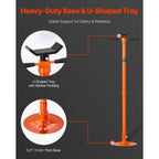 Underhoist Support Stand, 3/4 Ton Capacity Under Hoist Jack Stand, Lifting from 52.8 to 76 in, Self-Locking Threaded Screw, Bearing Mounted Spin Handle Pole Jack, Support Vehicle Components