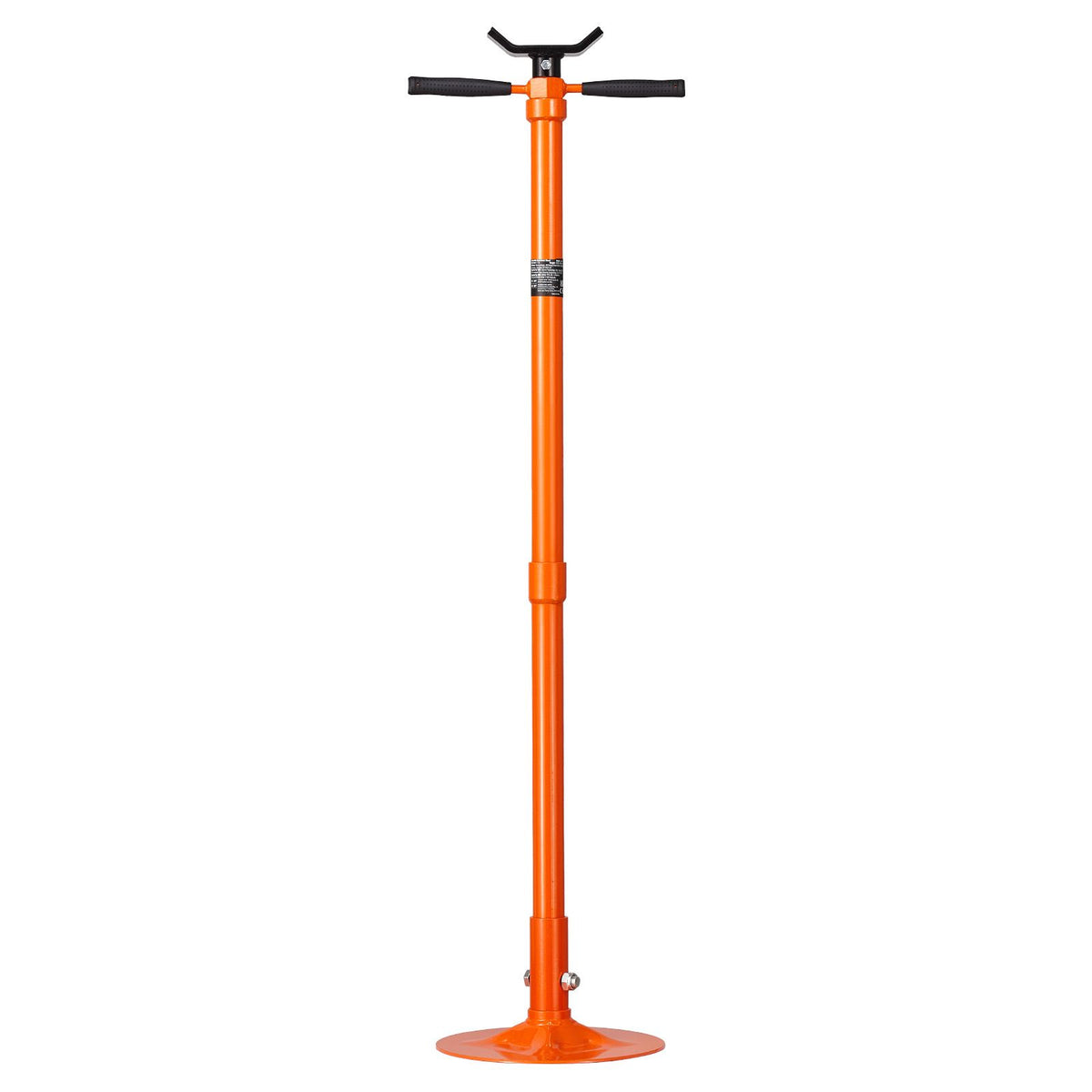 Underhoist Support Stand, 3/4 Ton Capacity Under Hoist Jack Stand, Lifting from 52.8 to 76 in, Self-Locking Threaded Screw, Bearing Mounted Spin Handle Pole Jack, Support Vehicle Components