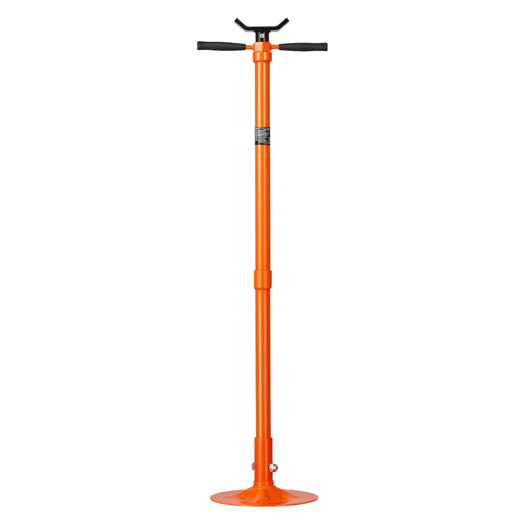 Underhoist Support Stand, 3/4 Ton Capacity Under Hoist Jack Stand, Lifting from 52.8 to 76 in, Self-Locking Threaded Screw, Bearing Mounted Spin Handle Pole Jack, Support Vehicle Components