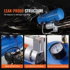 12V Air Compressor with Tank 1.6 Gallon/6 L, Train Horn Air Compressor, 120 psi Working Pressure Onboard Air Compressor System for Train Air Horns, Inflating Tires, Air Mattresses