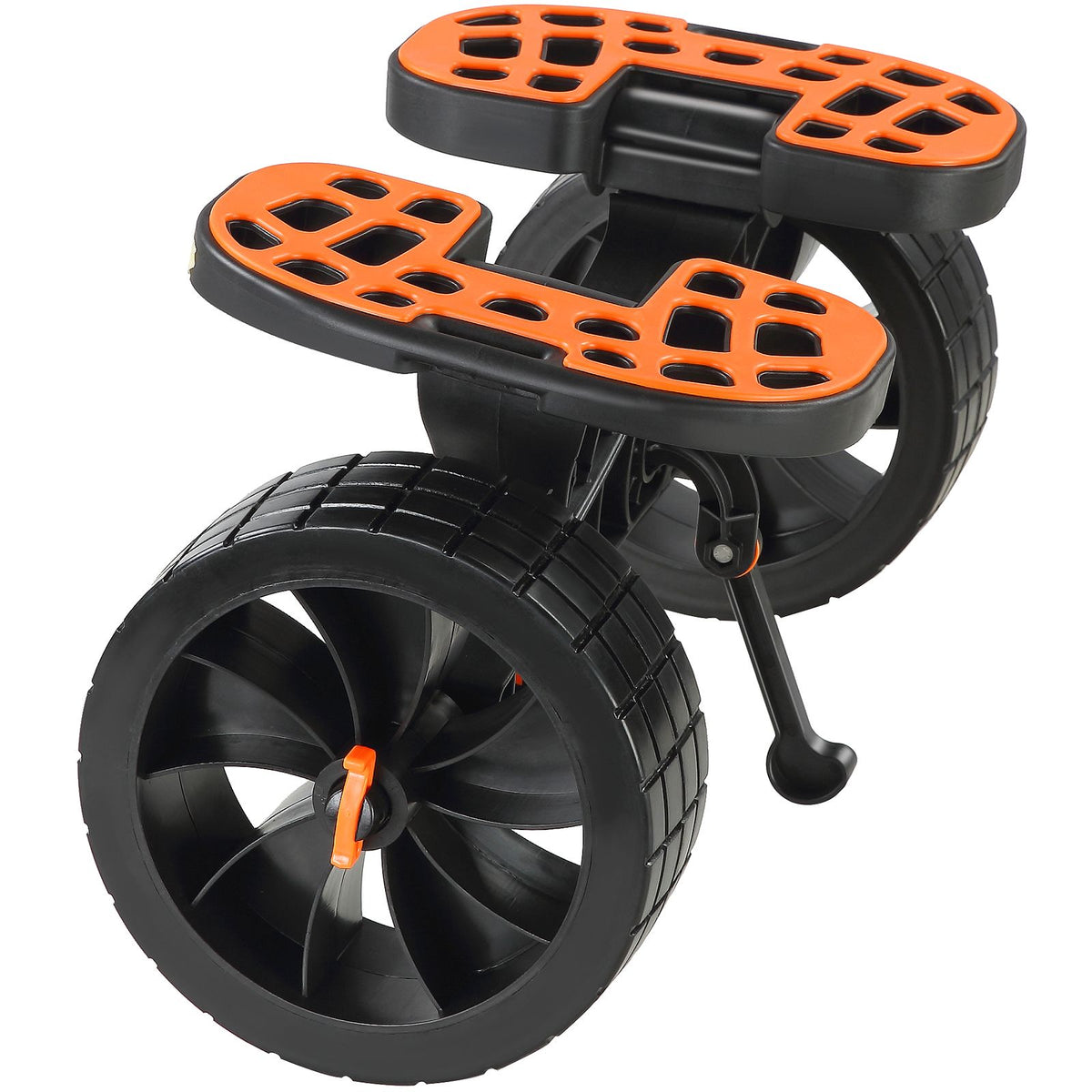 Adjustable Kayak Cart Canoe Boat Carrier 320lbs Load with 10'' Solid Tires