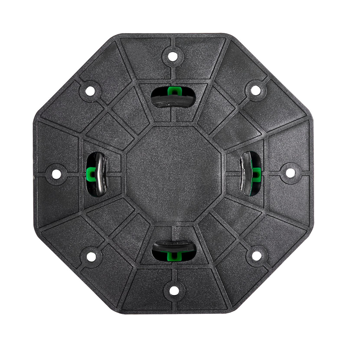 Deck Blocks 8 PCS, 2200 lbs / 997.90 kg Load Capacity Deck Support Plastic Pedestal Paver, Raising 3.54 - 4.65 inch / 90 - 118 mm, Height Adjustable Shed Foundation Base for Wood Concrete Metal