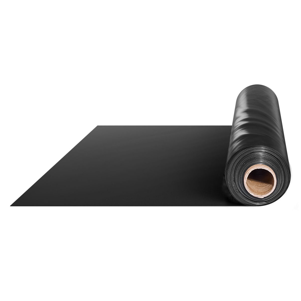 10 Mil Plastic Sheeting Heavy Duty 10' x 100', Thick Plastic Sheeting Roll, Plastic Drop Cloth Painters Tarp, Polyethylene Covering for Crawl Space Vapor Barrier, Multi-Purpose, Black