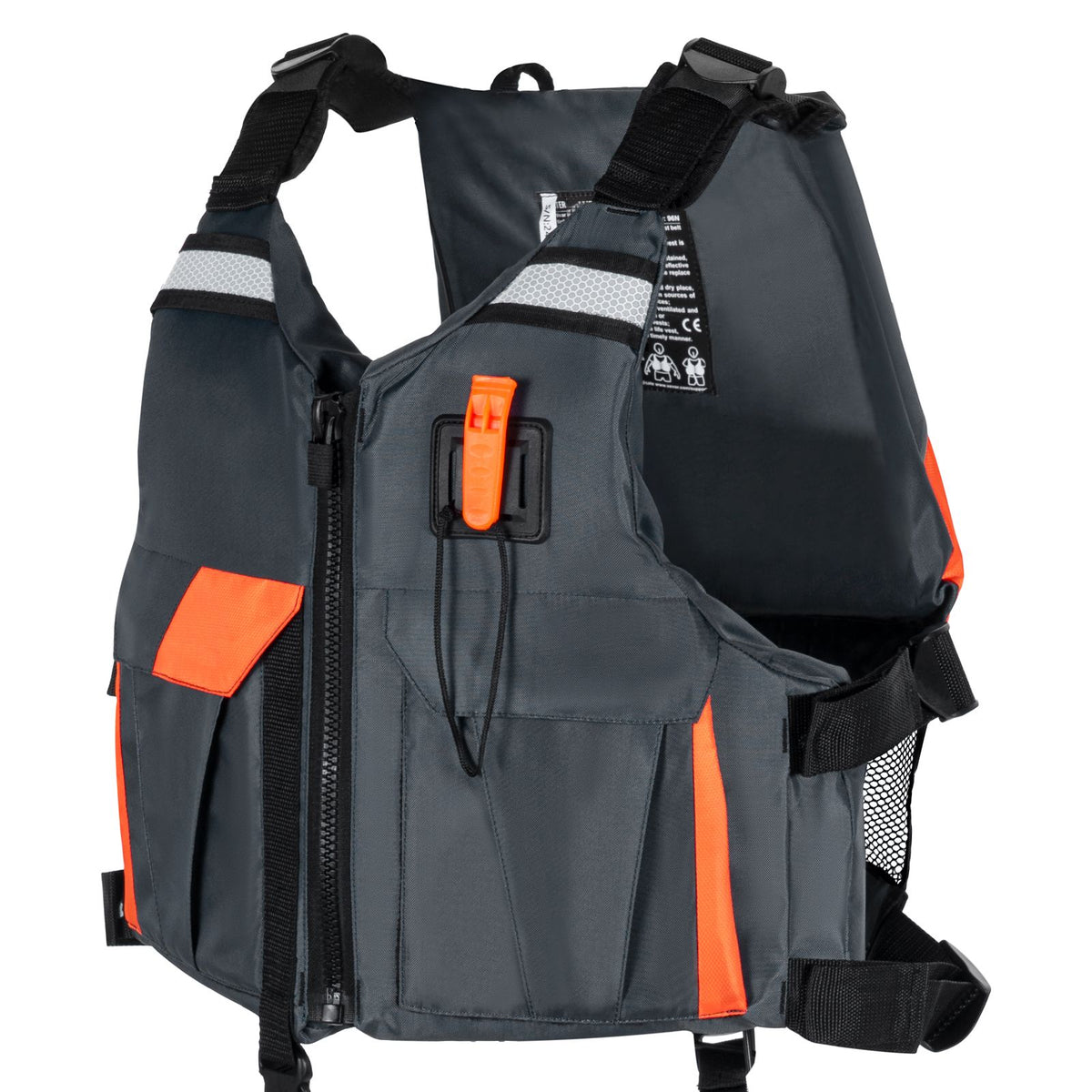 Life Vest for Watersports (PFD), Life Jacket with Waterproof Nylon & 96N Buoyancy, Life Vest/Jacket for Any Water Activity-Fishing, Kayaking, Surfing and More, Men and Women L