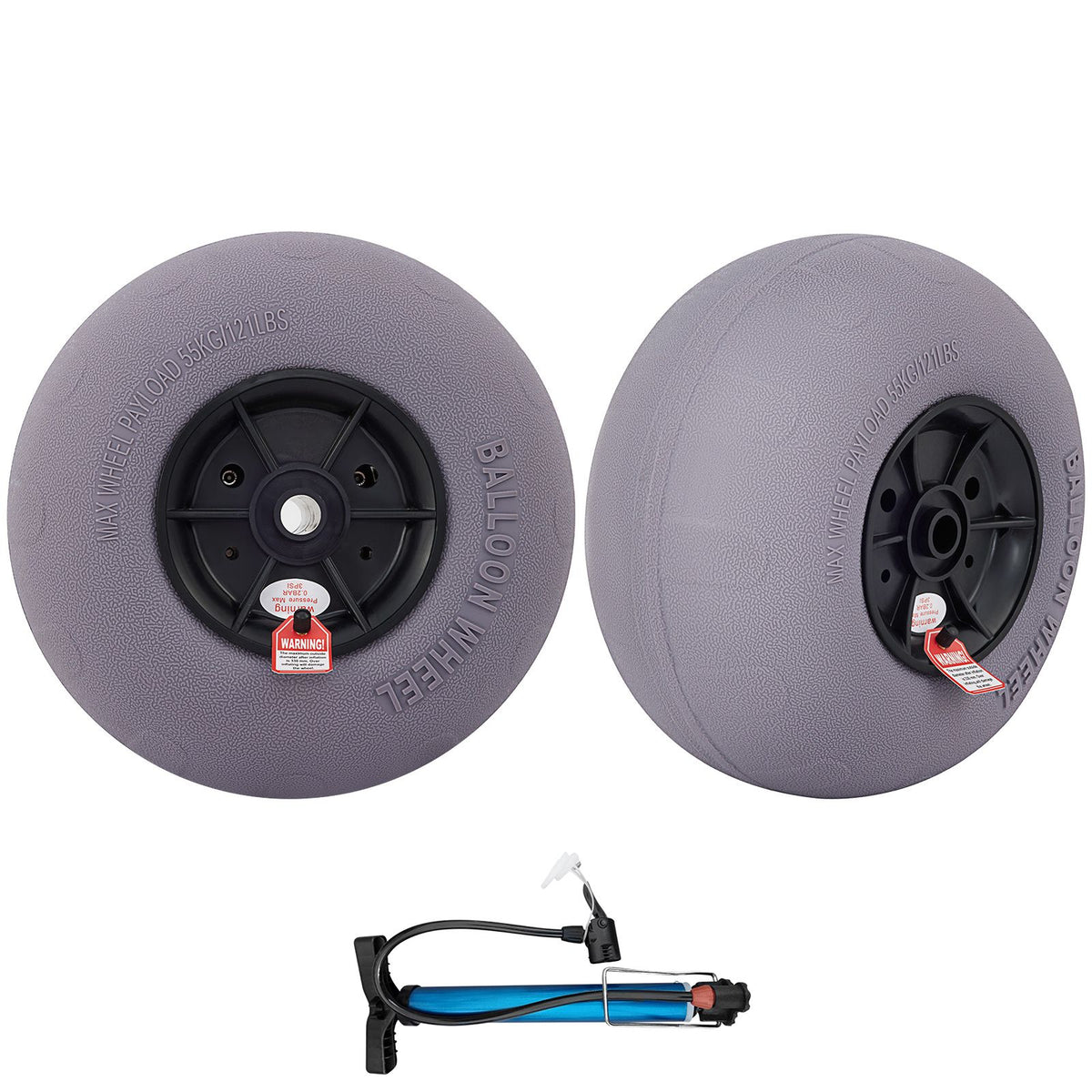 Balloon Beach Wheels Replacement Beach Tires 13" TPU 121 LBS Load Capacity
