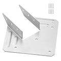 Hurricane Ties for Rafter, Inner Size 5.31x1.57x2.48 in / 135x40x63 mm, Heavy Duty Hurricane Straps, Heavy Duty Rafter Ties Brackets Joist Hangers for Roof Beam Wooden Construction, 25 Pcs