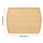 Noodle Board Stove Cover, Stove Top Cover Board for Gas Burner & Electric Stove, Bamboo Wood Cutting Board with Juice Grooves, RV Stovetop/ Kitchen Sink Cover for Counter Space & Tray, Natural