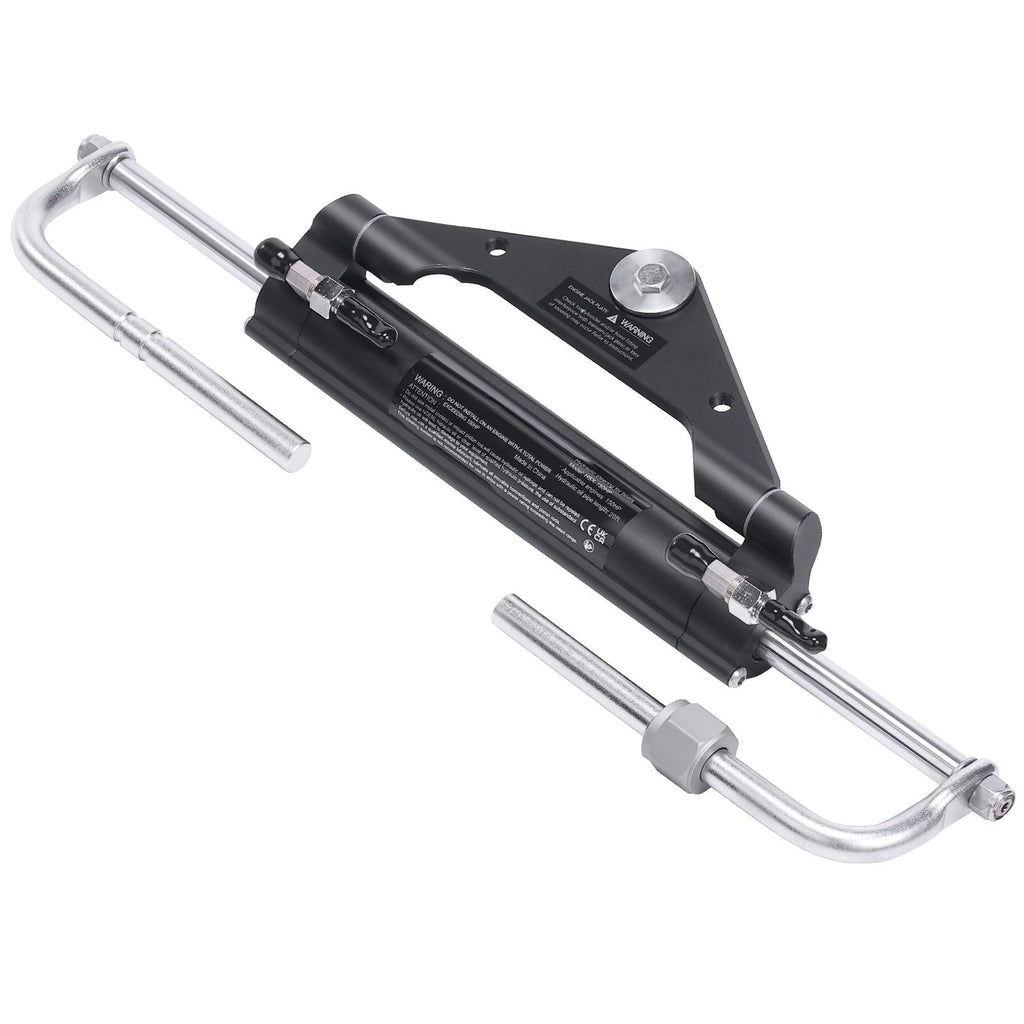 150HP Hydraulic Outboard Steering Kit Boat Marine System, Built-in Two-Way Lock Cylinder, 150HP Pump and High-Strength Nylon Hose for Single Station, Single-Engine use