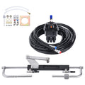 Hydraulic Steering Kit 90HP Hydraulic Outboard Steering Kit with Helm Pump Cylinder Marine Steering System Kit