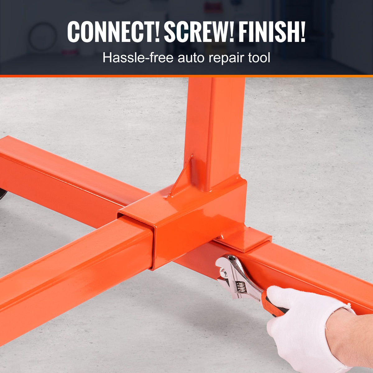 Engine Stand 750LBS Motor Hoist Dolly 360 Degree Adjustable Mounting Head