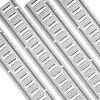 E Track Tie-Down Rail Kit, 24PCS 1524 mm E-Tracks Set Includes 8 Steel Rails & 8 O-Rings & 8 Tie-Offs with D-Ring, Versatile Trailer Securing Accessories for Cargo Motorcycles Bikes, 816 kg Load