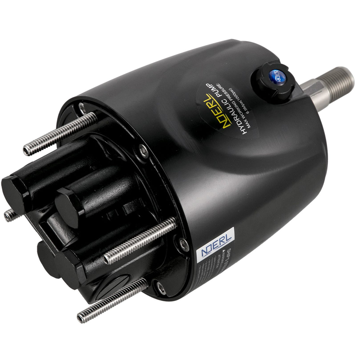 Hydraulic Boat Steering Kit, 300HP Hydraulic Steering Helm Pump, Aluminum Alloy Steering Cylinder, 13.5\" Steering Wheel with 10\" Hydraulic Steering Hose for Boat Steering System