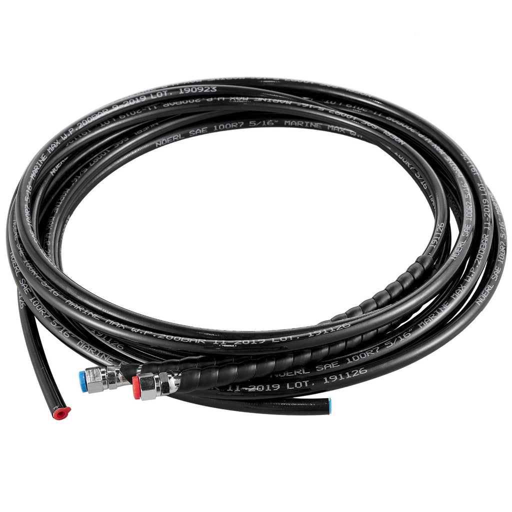 Hydraulic Boat Steering Kit, 300HP Hydraulic Steering Kit Helm Pump, Hydraulic Outboard Steeing Kit with 4267 mm Hydraulic Steering Hose for Boat Steering System
